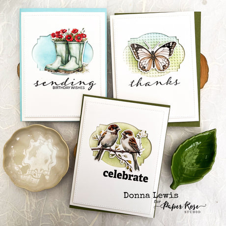 Poppy Garden Cards - Donna Lewis