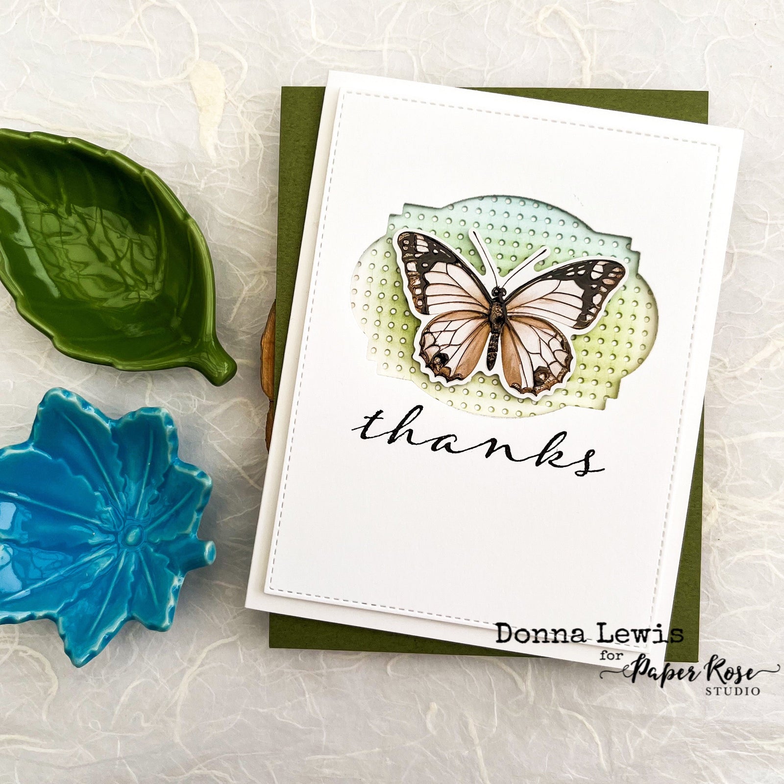 Poppy Garden/Stamped Sentiments Cards - Donna Lewis