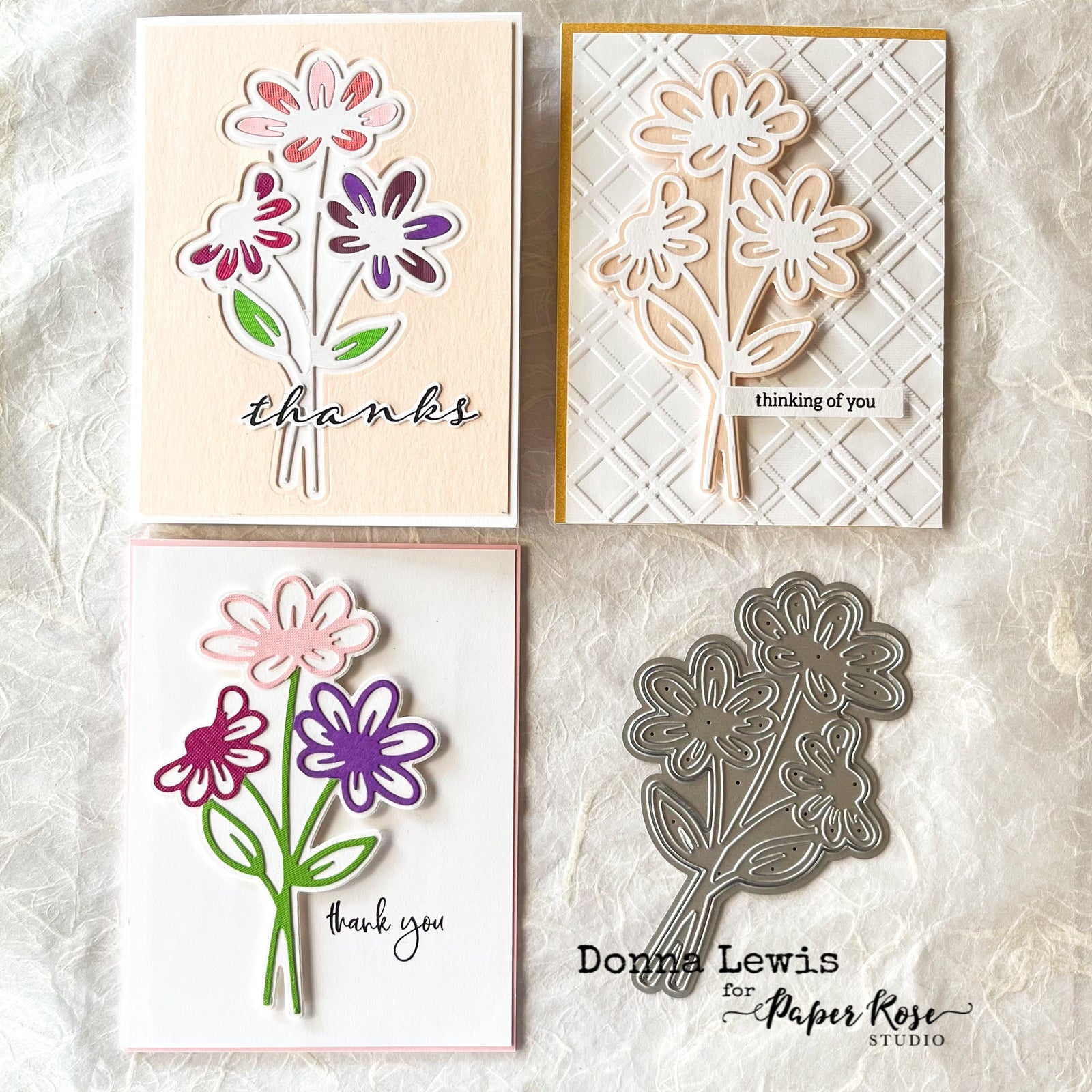 Daisy Bouquet Cards - Donna Lewis