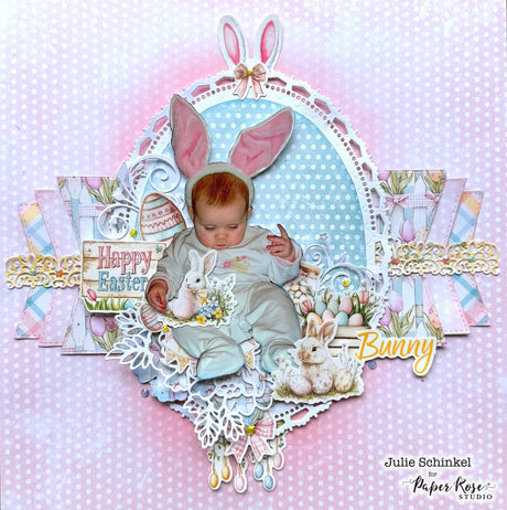 Bunny Hollow Scrapbook Layout - Julie Schinkel