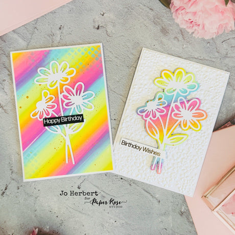 Daisy Bouquet Card Duo - Jo Herbert