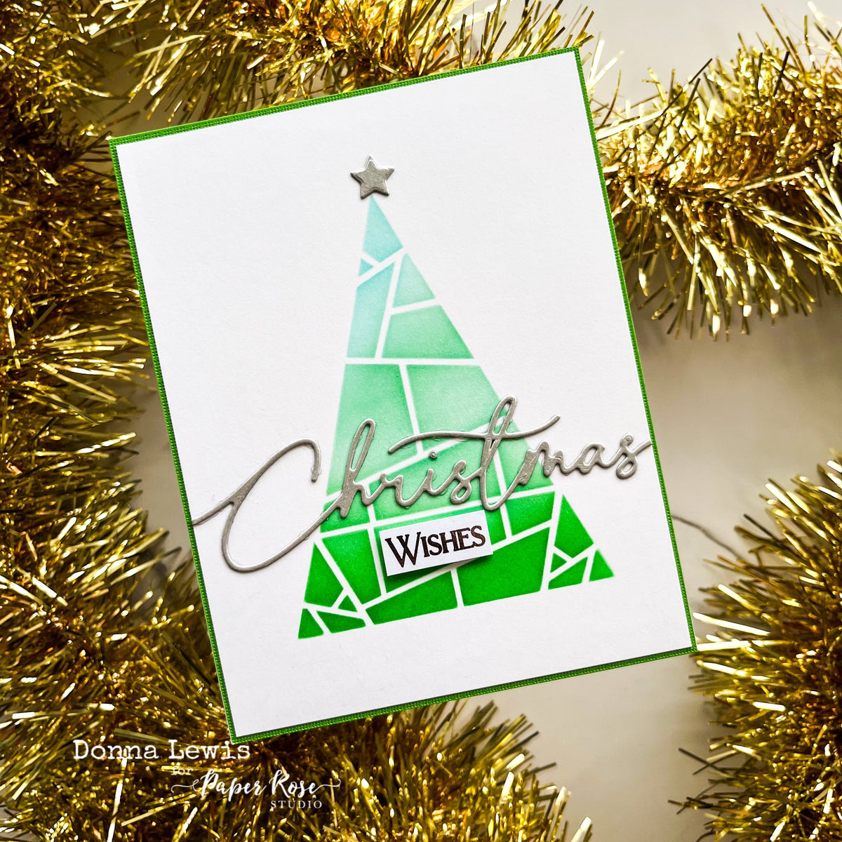 Abstract Trees Christmas Cards - Donna Lewis