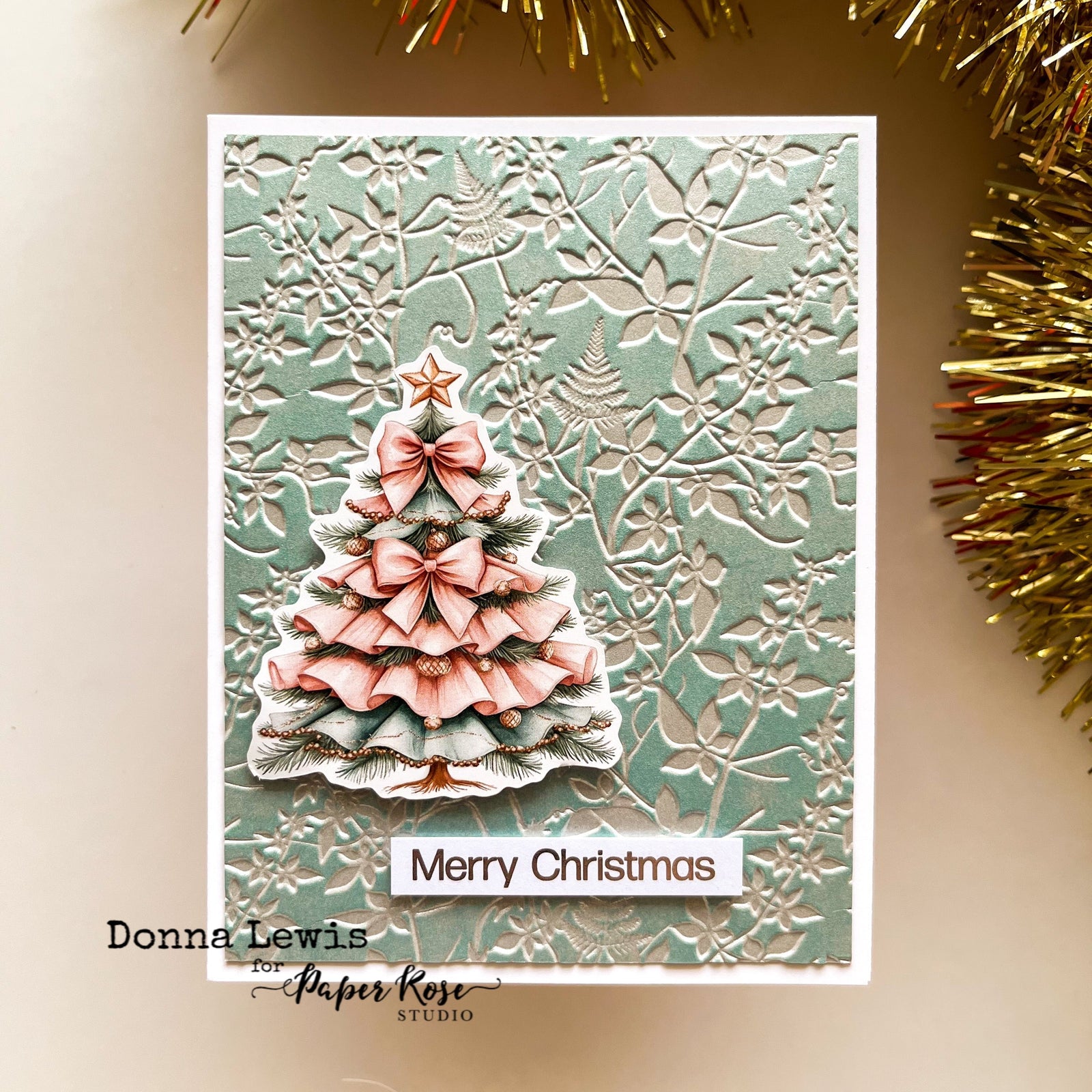 Holiday Cards with Embossing & Inking Techniques - Donna Lewis
