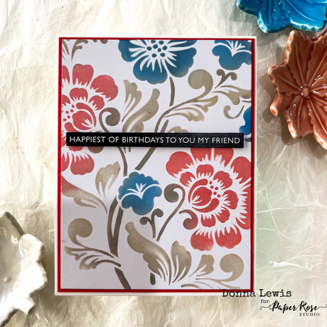 Inkblending Technique for Cardmaking - Donna Lewis