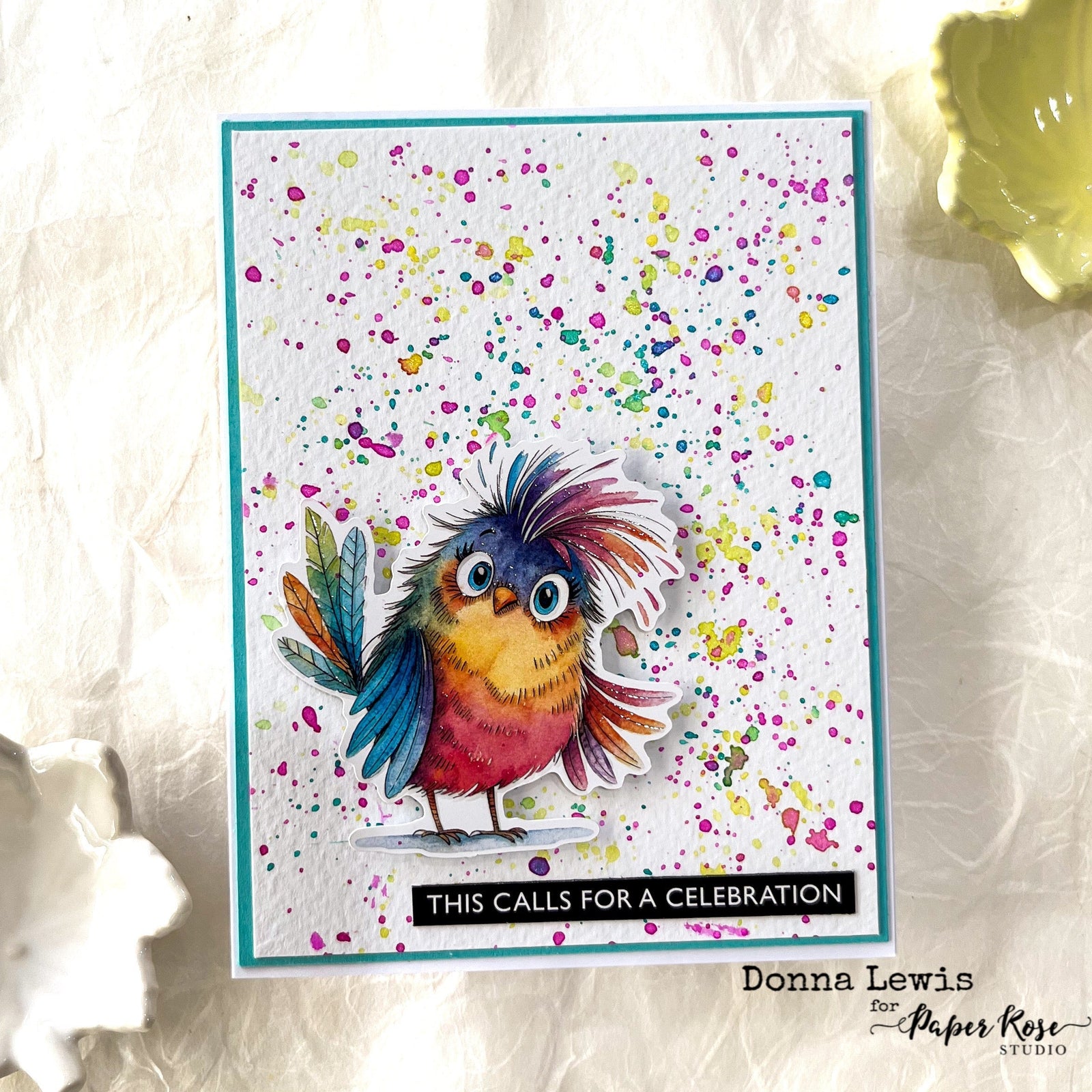 Rainbow Village Bird Cards - Donna Lewis