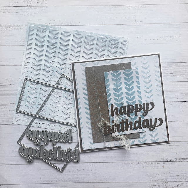 Scandi Gel Birthday Card - Tanya Heritage