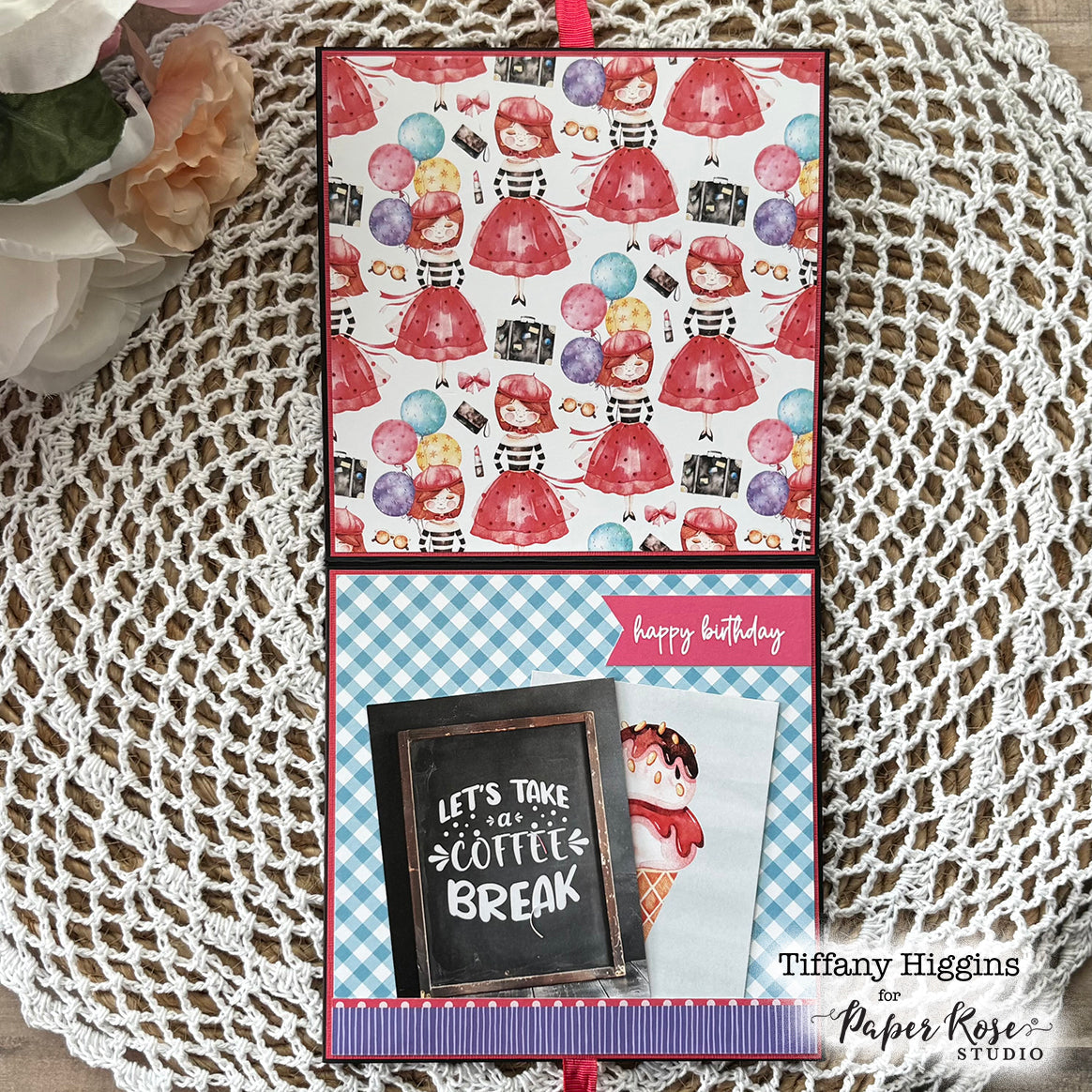 Coffee in Paris Card Folio - Tiffany Higgins