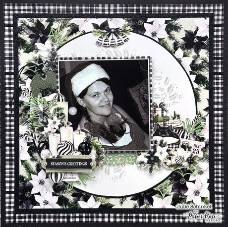 Mistletoe Market Scrapbook Layout - Julie Schinkel