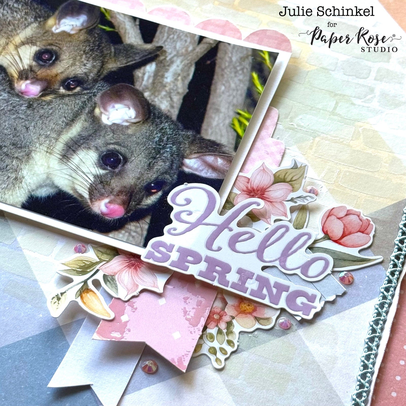 Easter Memories Scrapbook Layout - Julie Schinkel