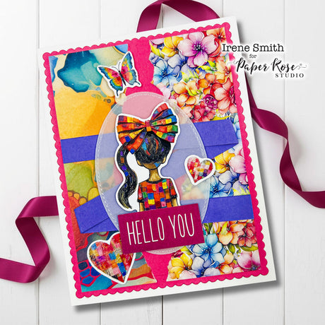 Inky Colour Card - Irene Smith