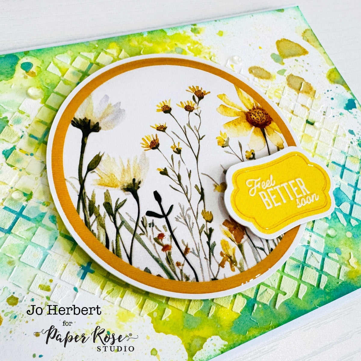 Bees & Butterflies Card - Jo Herbert