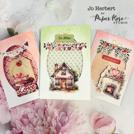 Heartwood House Trifold Valentine Cards - Jo Herbert