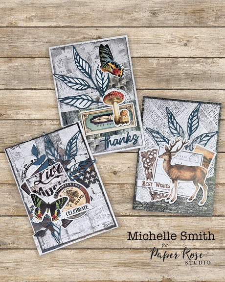 Junk Journal Style Cards - Michelle Smith