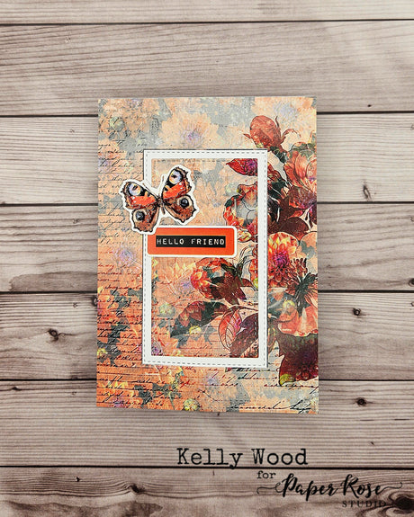 Portraits in Bloom Fun Fold Swing Card - Kelly Wood