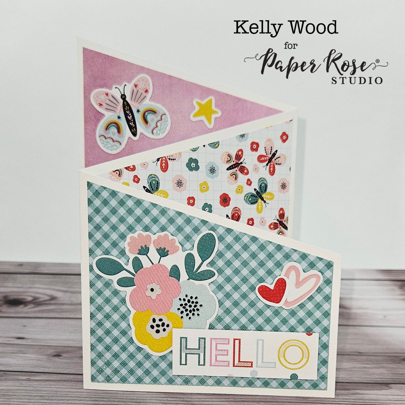 Happy Moments Trifold Card - Kelly Wood