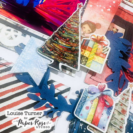 Merry & Bright Scrapbook Layout - Louise Turner