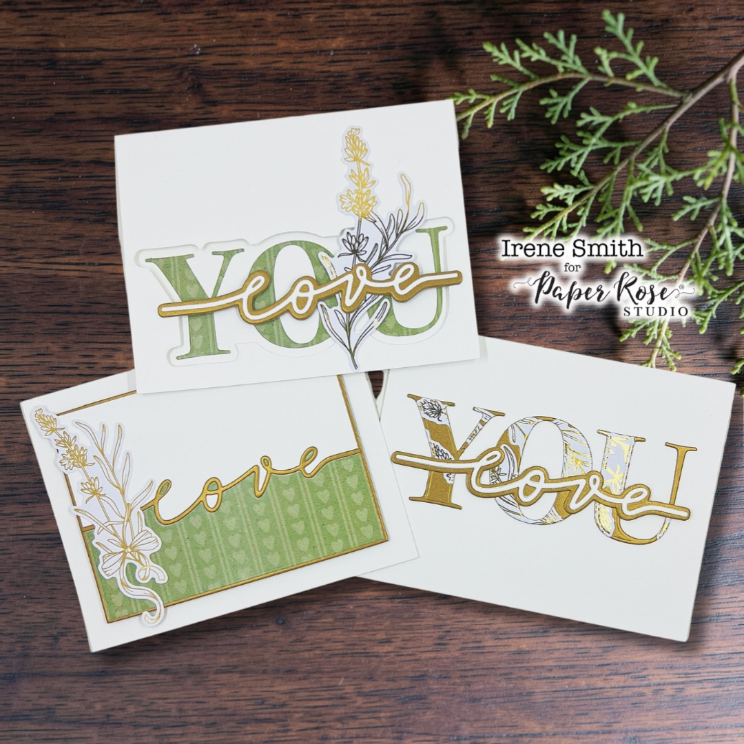 Love Die Cut Cards - Irene Smith
