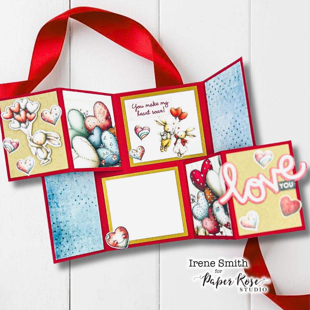 Love & Daydreams Fancy Fold Card - Irene Smith