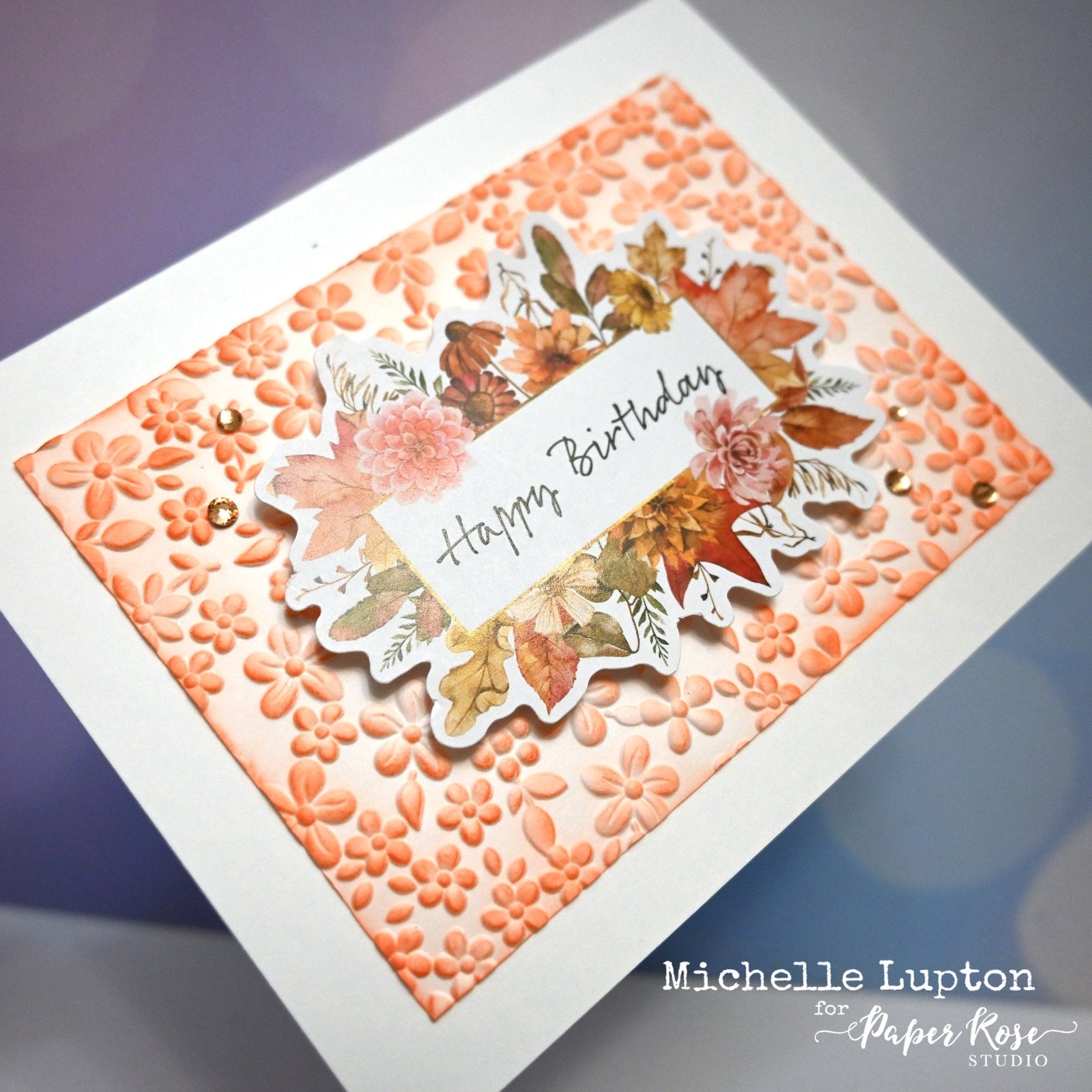 Autumn Bouquet Greeting Cards - Michelle Lupton