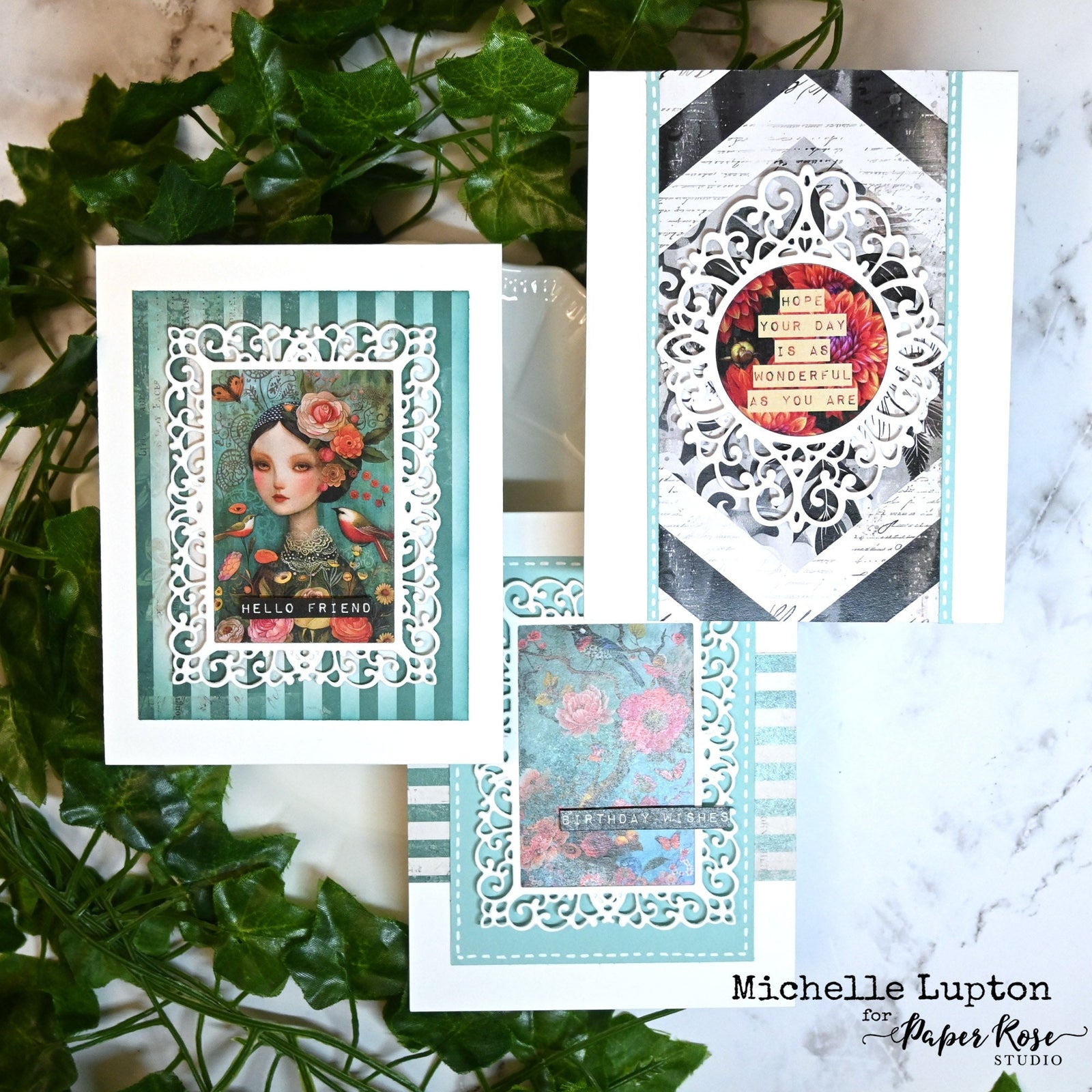Portraits in Bloom Cards - Michelle Lupton