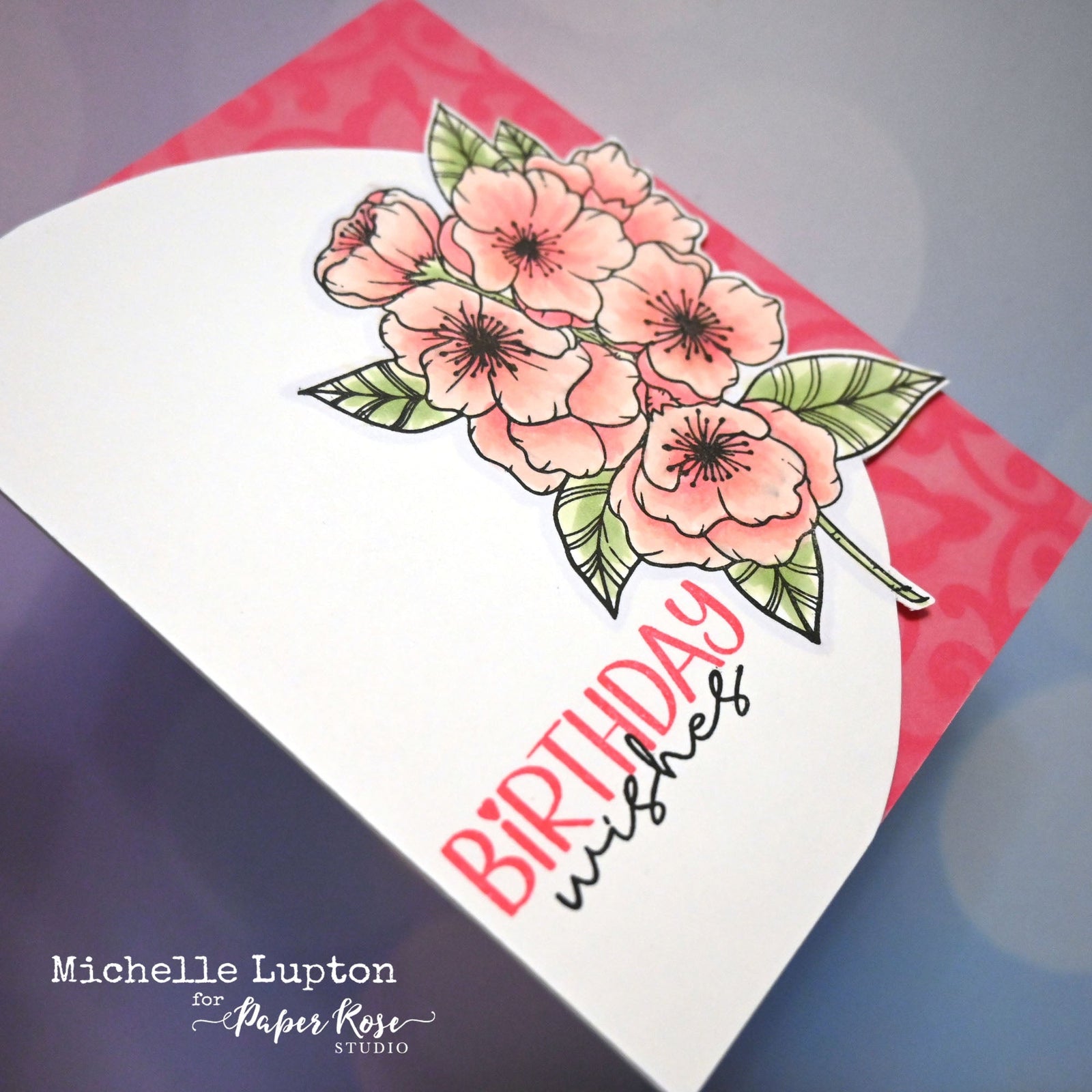 Blossom Bouquet Card - Michelle Lupton