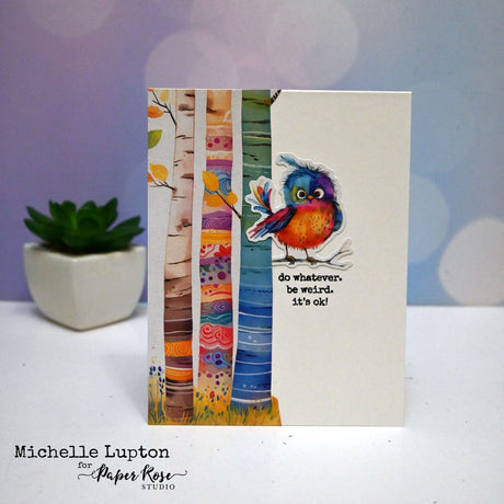 Rainbow Village Bird Cards - Michelle Lupton