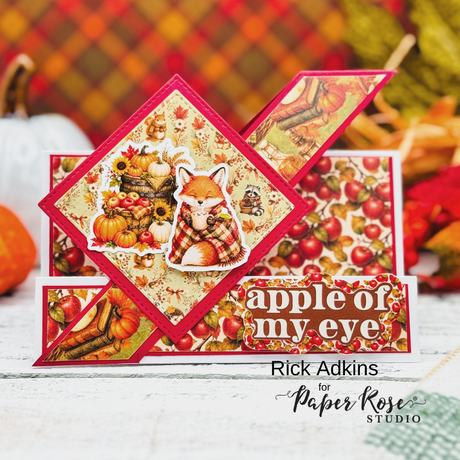 Maplewood Cottage Sashed Faux Step Card - Rick Adkins