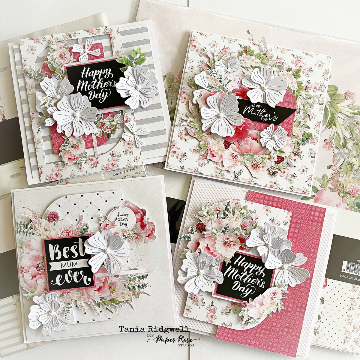 Floral Dance Cards - Tania Ridgwell