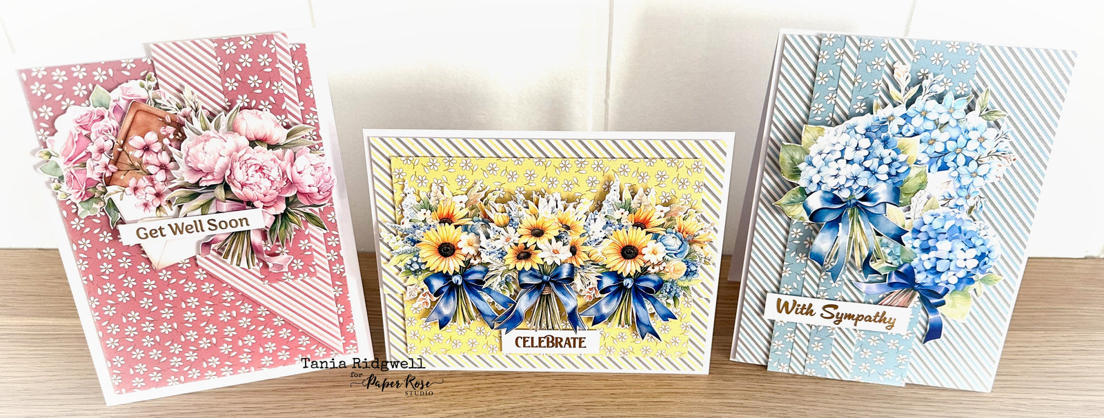Floral Envelope Cards - Tania Ridgwell