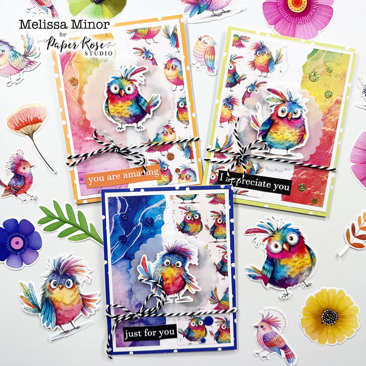 Rainbow Village Cards - Melissa Minor