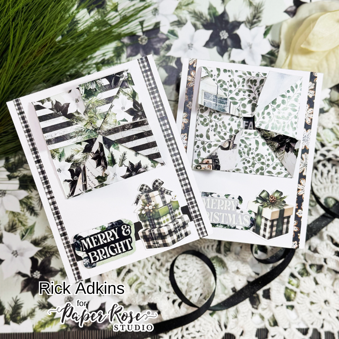 Mistletoe Market Pinwheel/Origami Folded Cards - Rick Adkins