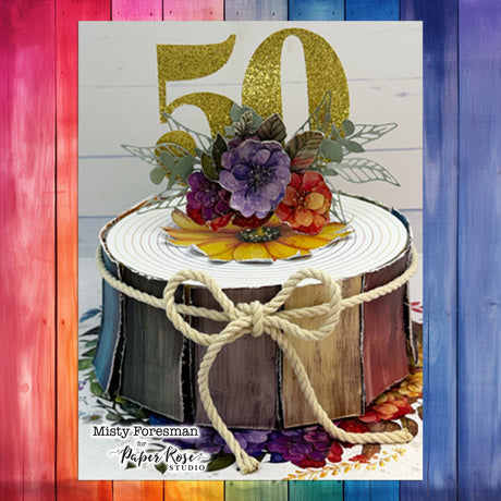 Rainbow Wood Gift Box/Party Decor - Misty Foresman