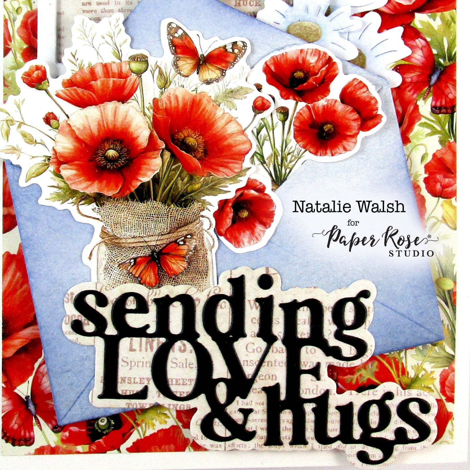 Poppy Garden Card - Natalie Walsh