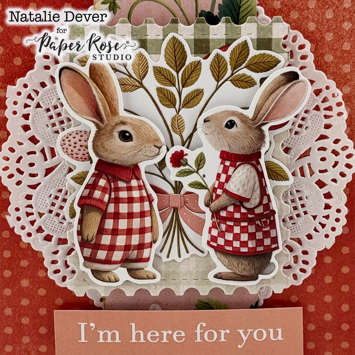 Strawberry Friends Card - Natalie Dever