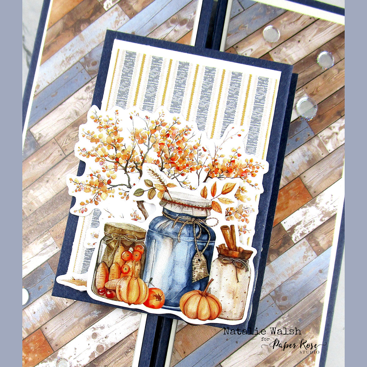 Golden Days Fancy Fold Card - Natalie Walsh