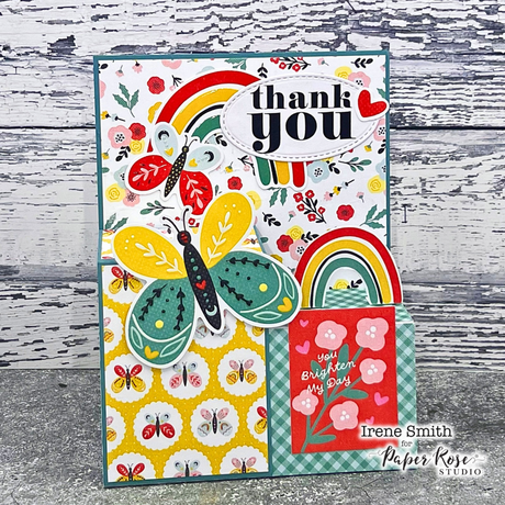 Happy Moments Fancy Fold Card - Irene Smith
