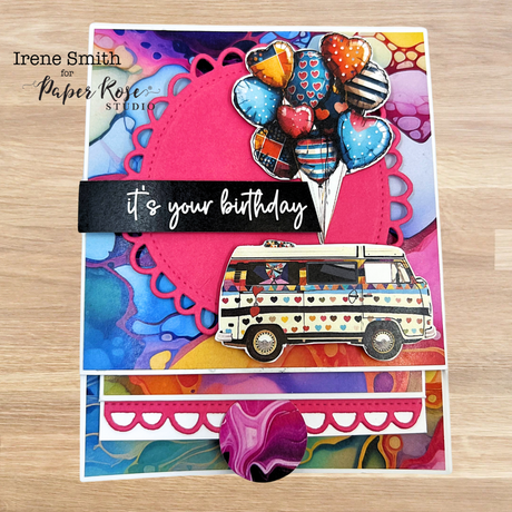 Inky Colour Gift Card Holder - Irene Smith