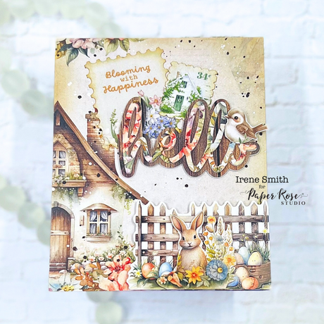 Easter Village Card/Stationery Caddy - Irene Smith