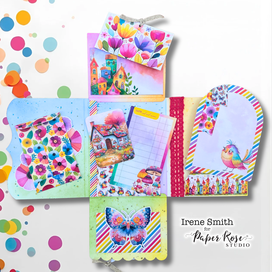 Rainbow Village Mini Folio Kit - Irene Smith