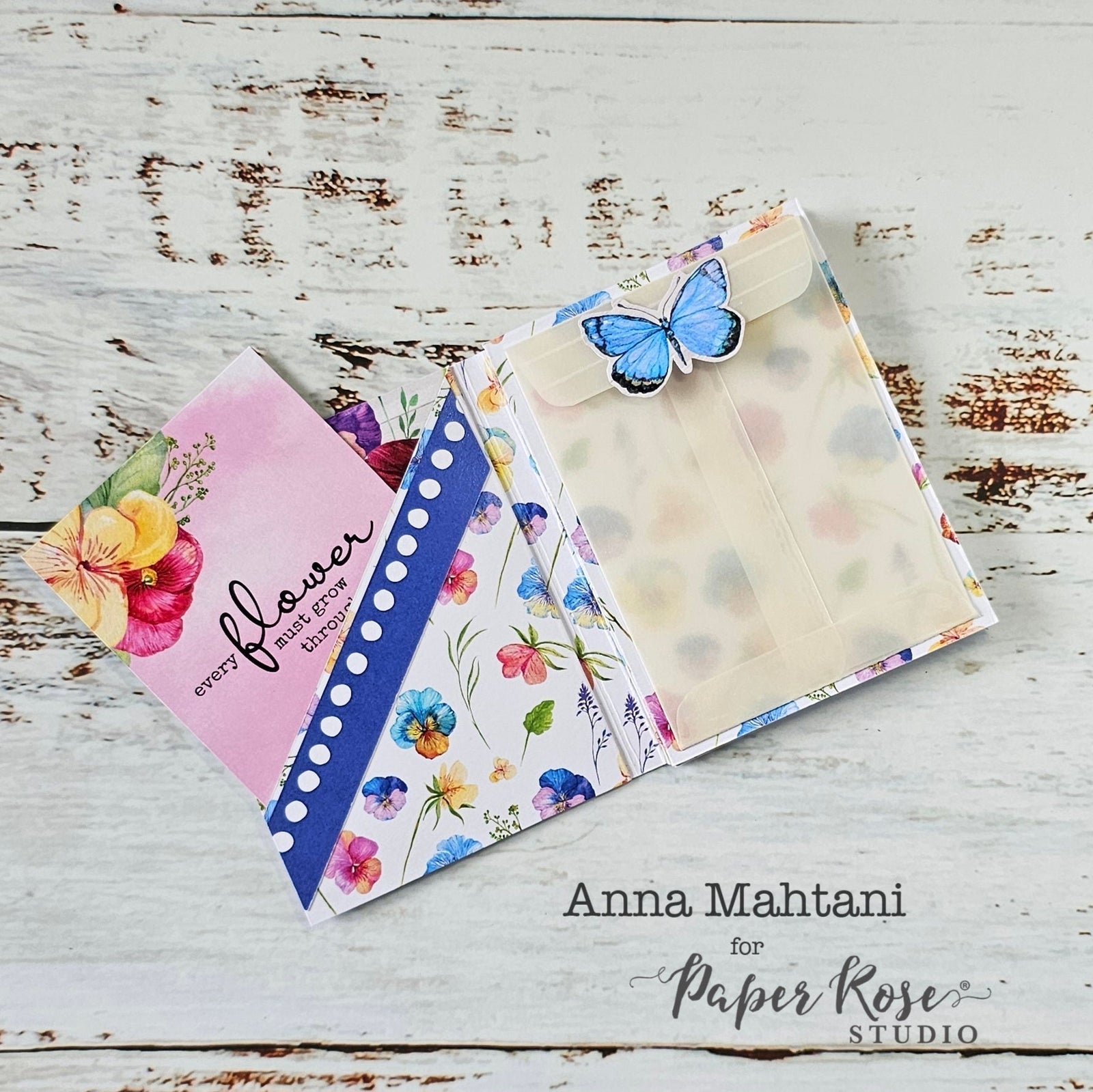 Pansy Garden Mini Album - Anna Mahtani