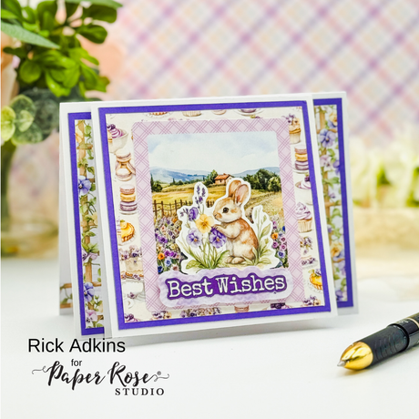 Petals & Pansies Fun Fold Card - Rick Adkins