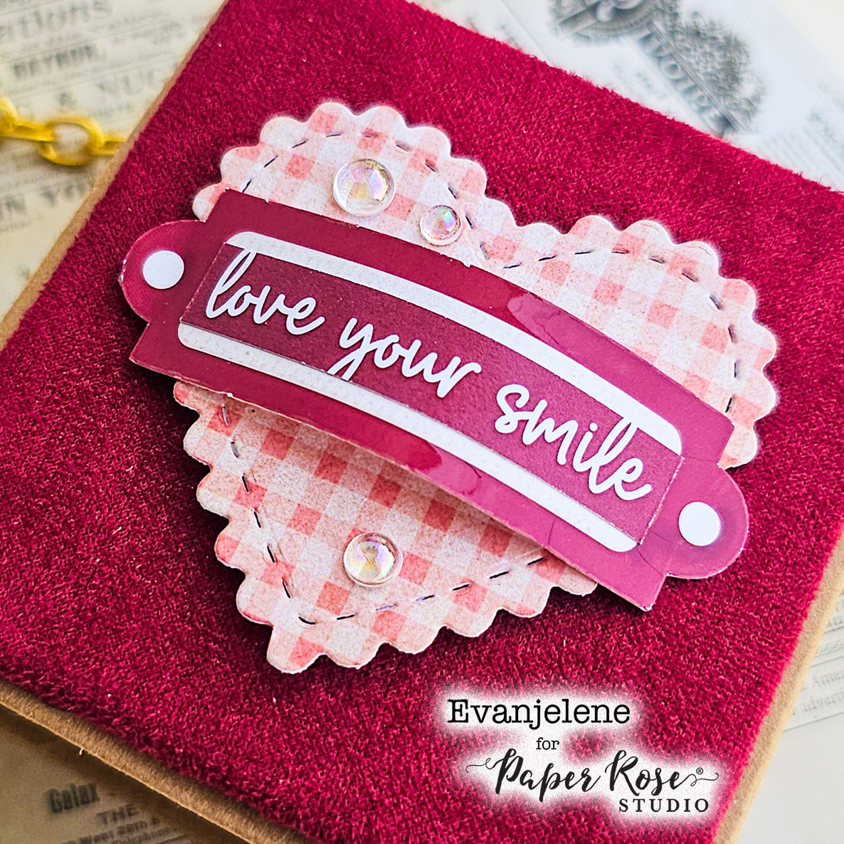 Vintage Rose Mini Album - Evanjelene