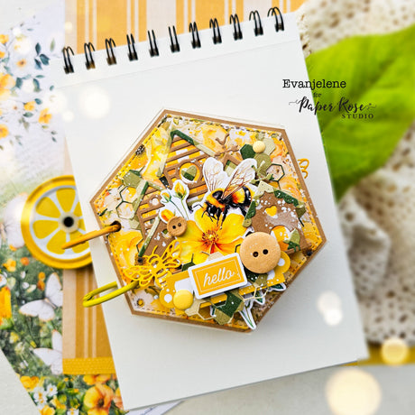 Bees & Butterflies Mini Album - Evanjelene
