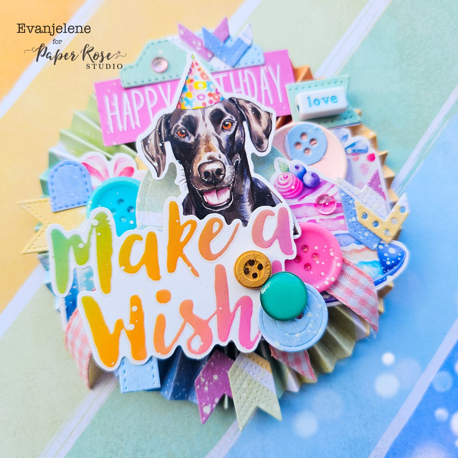 Birthday Fun Rosettes - Evanjelene
