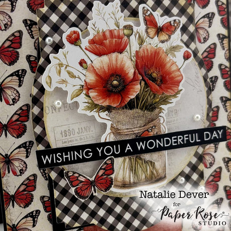 Poppy Garden Card - Natalie Dever