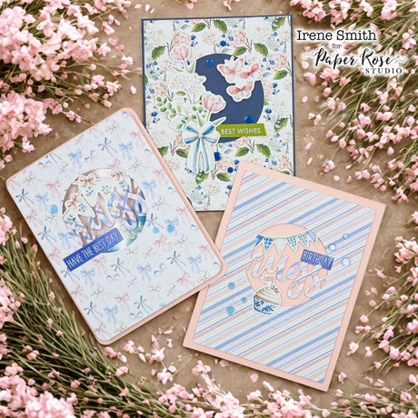 Primrose Garden Die Cut Cards - Irene Smith