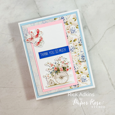 Primrose Garden Fun Fold Card - Rick Adkins