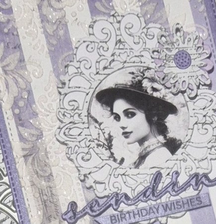 Botanical Blooms Card/Texture Paste Technique - Michelle Smith