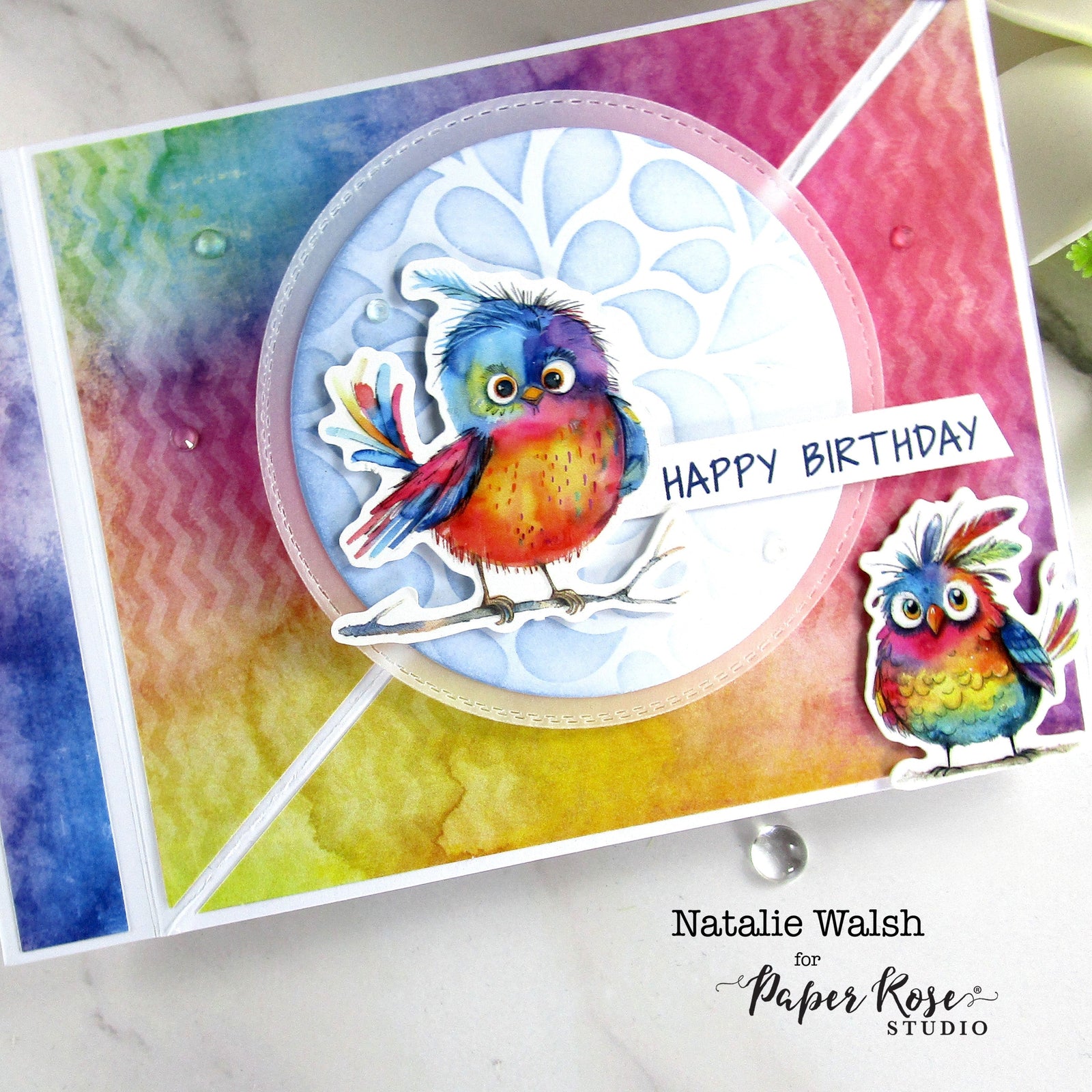 Rainbow Village Book Binder Card - Natalie Walsh