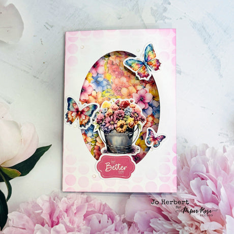 Rainbow Garden Cards - Jo Herbert